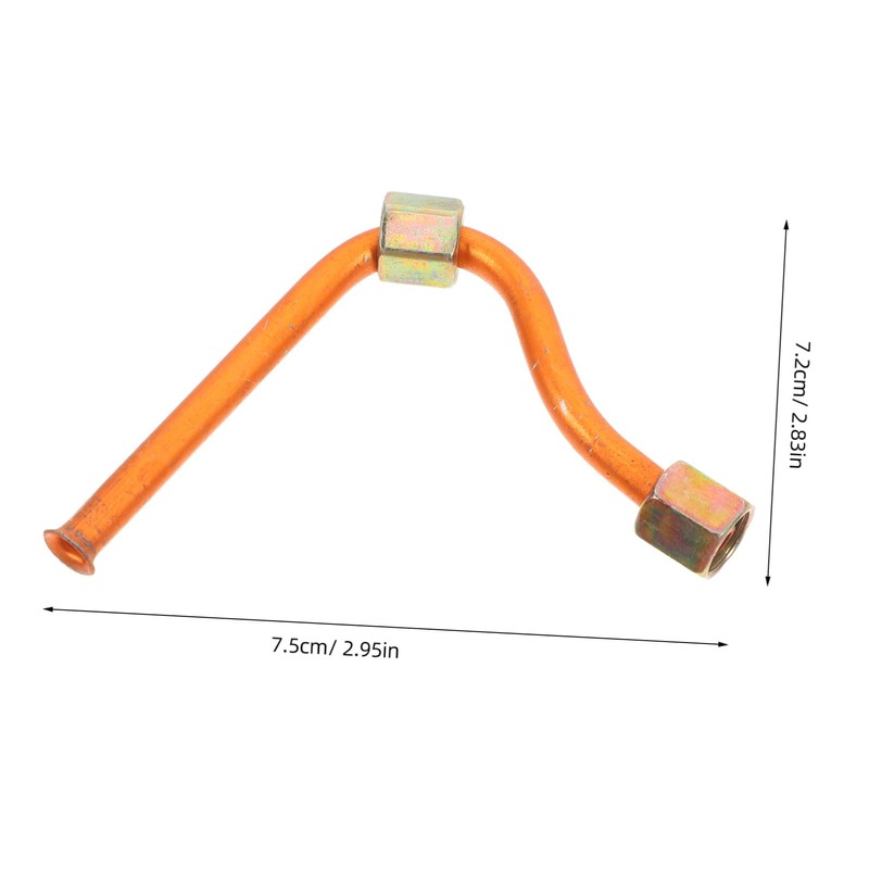 Operitacx Air Compressor Exhaust Pipe Hose Flexible Aluminium Pipe for