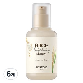 Skinfood Rice Brightening Serum, 6 pieces, 55ml / 스킨푸드 라이스 브라이트닝 세럼, 6개, 55ml