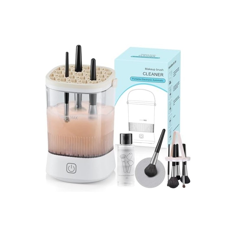 Electric Makeup Brush Cleaner - 12000 RPM Makeup Brush Cleaning