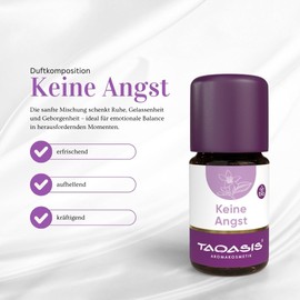 Baldini Fragrance Composition "Keine Angst" 5 ml - 100% Natural Essential Oils (Neroli, Sandalwood, Vanilla), Soothing & Strengthening
