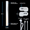 Enbrighten 24 inch Plug-in Under Cabinet Lights, 1560 Lumens, Five