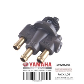 Yamaha 66V-24500-00-00 Fuel Cock Assembly 1; New # 66V-24500-02-00 Made by Yamaha