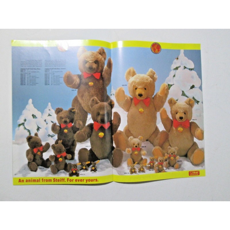 Steiff The Great Steiff Bear Catalog Button In Ear Catalog