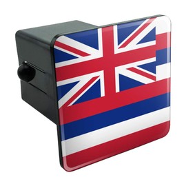 GRAPHICS & MORE Hawaii State Flag Tow Trailer Hitch Cover Plug Insert