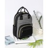 LOVEVOOK Mini Backpack for Women Stylish Waterproof Backpack Purse, Black-grey,