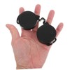 Toyvian 3pcs Rubber Binocular Caps Eyepiece Guard Lens Protection for