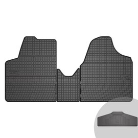 FROGUM El Toro Rubber Mats All Year Round Set of Car Floor Mats for Citroën Jumpy II 2007-2016, for Fiat Scudo II 2006-2016, for Peugeot Expert II 2006-2016, for Toyota Proace I 2013-2016