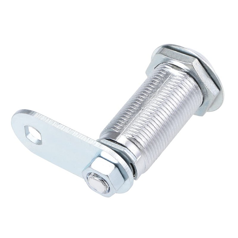 uxcell Tubular Cam Lock 1-1/2" Cylinder Length Chrome Finish Keyed
