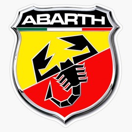 Abarth Team Waterproof Vinyl Window Bumper Sticker Decal 5"