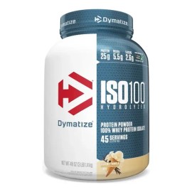 Proteina Iso 100 Dymatize Hidrolizada 3lbs Sabor GOURMET VANILLA                                                                                      