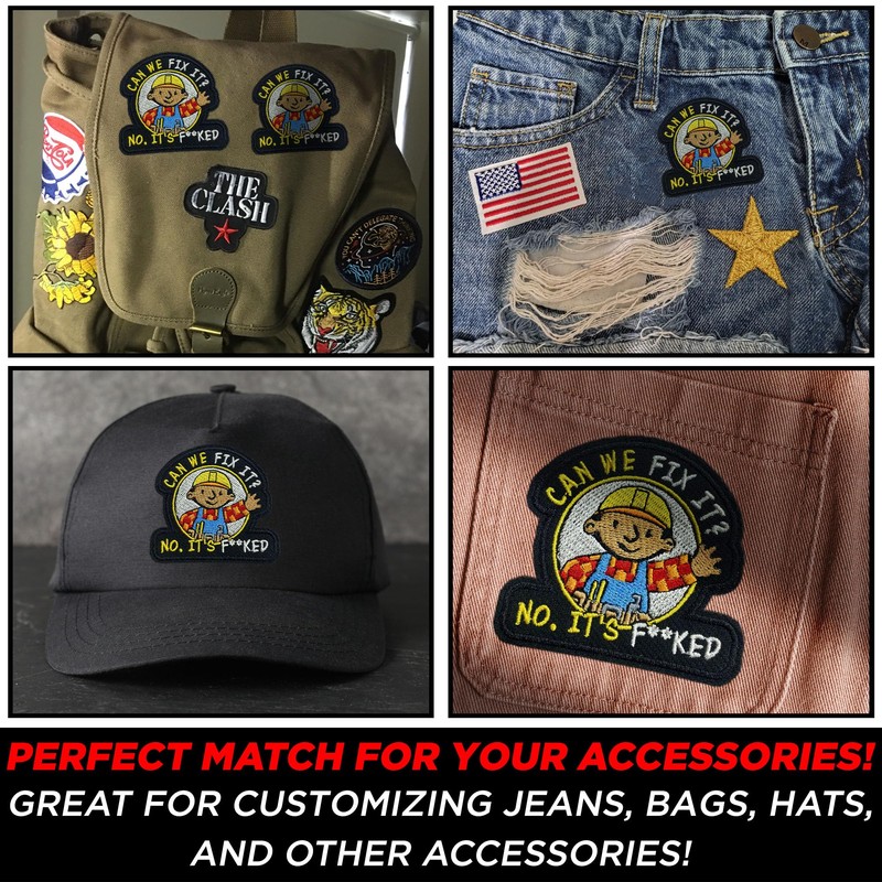 Can We Fix It Patch 3" Funny Work Meme Military
