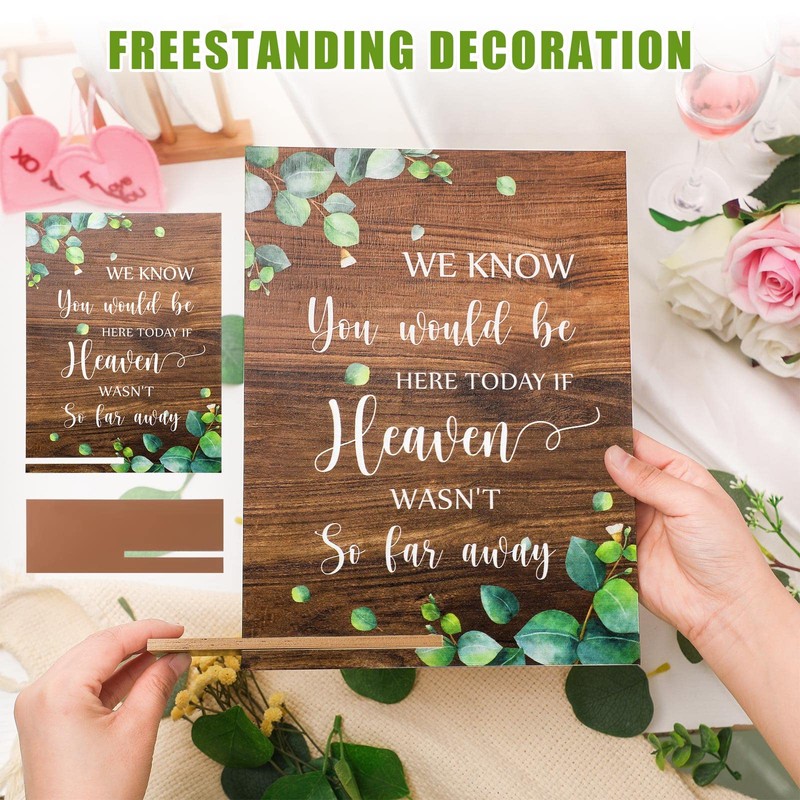 Blulu Wedding Memorial Sign Wooden Sign We Know You Would