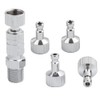 Timbertech Airbrush Quick Release Disconnect with 4PCS G1/8" Male Fittings