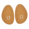 FOMIYES 4pcs Half Insoles Comfortable Leather Inserts with Forefoot Latex