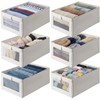 6 Pack Closet Storage Bins, 15.9 x 11 x 6.7