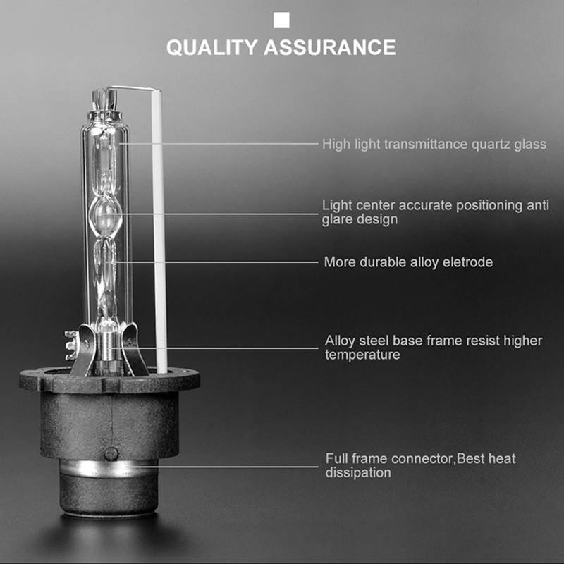 2pcs D4S 12000K HID Bulbs 12V 35W Xenon HID Bulbs