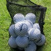 Dwawoo Golf Ball Mesh Bag, Nylon Golf Ball Drawstring Holder
