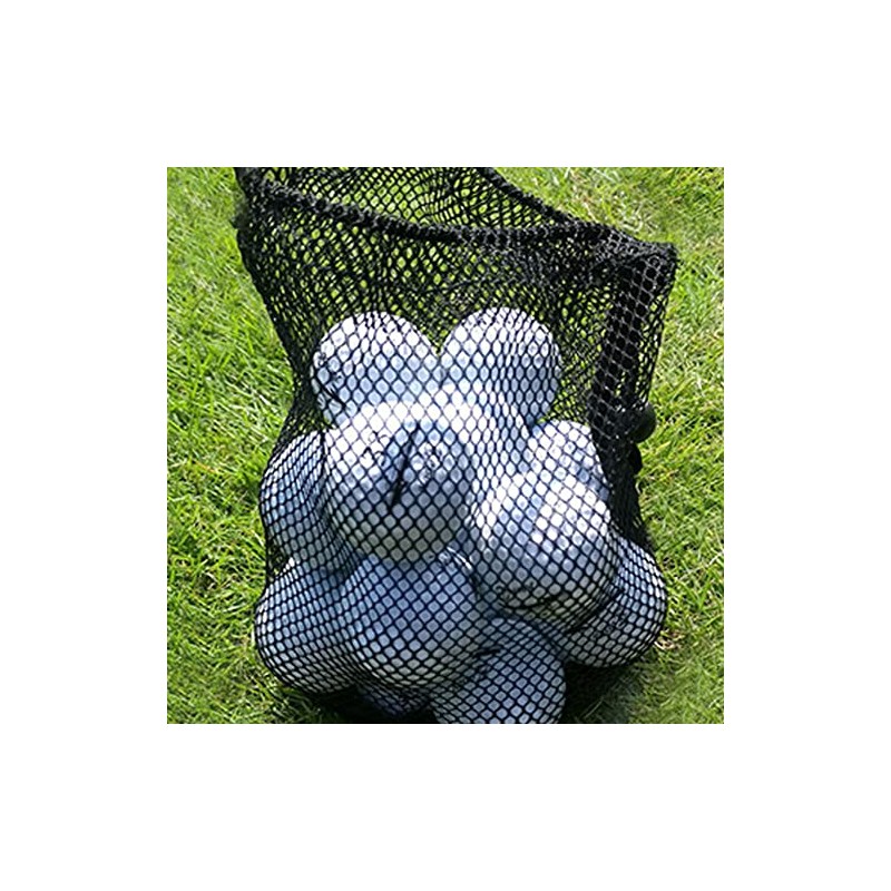 Dwawoo Golf Ball Mesh Bag, Nylon Golf Ball Drawstring Holder