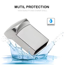 Genérico Memoria Mini USB 1 TB, Unidad Pulgar 1 TB, USB Alta Velocidad, para Computadora, Portátil, DTX 3.0 (con Adaptador Tipo C)