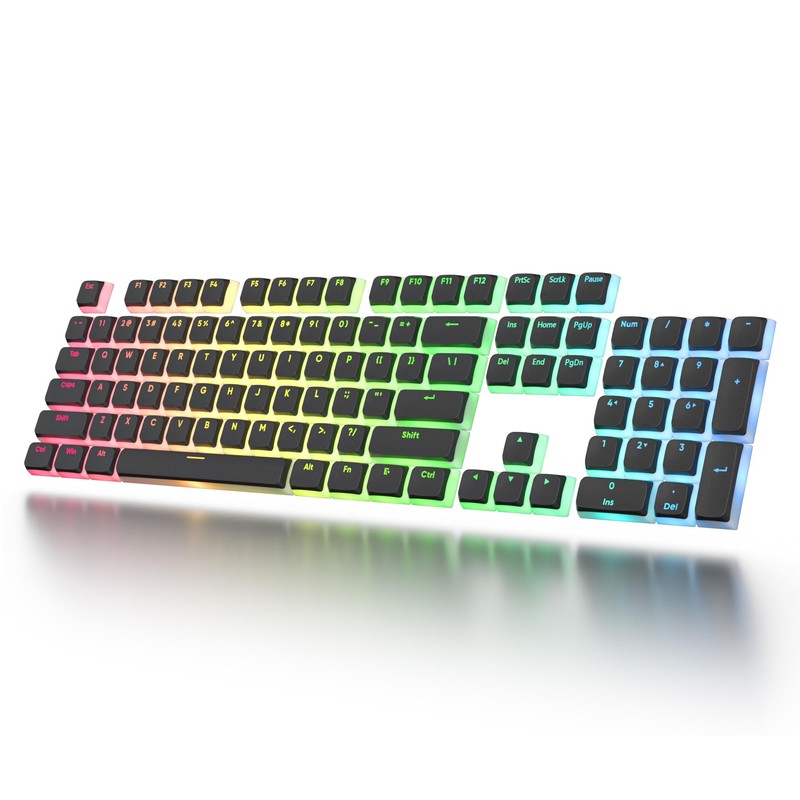 Surmen - Teclas de Pudding de doble disparo PBT Keycaps