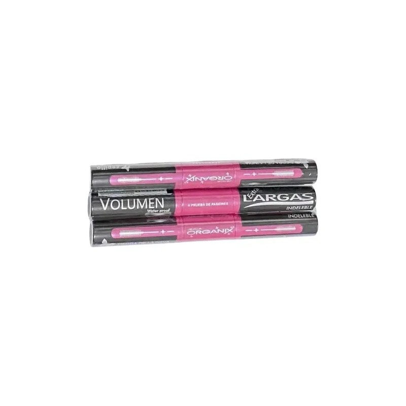 Rímel Organix Doble Cepillo Paquete Con 3 Piezas