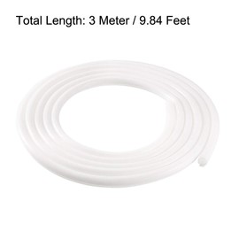 uxcell T-Slot Mount Window Weatherstrip Seal 9mm Bulb Bubble for 5mm Slot 3 Meters Long White