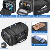 Waterproof Motorcycle Tail Luggage Bag, 48L-64L Expandable, a Rain Cover