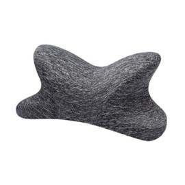 ＫＬＫＣＭＳ Napping Pillow Headrest Ergonomic Portable Versatile Soft Cushion Removable Cover Lumbar Pillow for Travel Office Classroom, Dark Gray