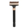 Shaving Handle Metal Safety Double Edge Reusable Shaving Long Handle