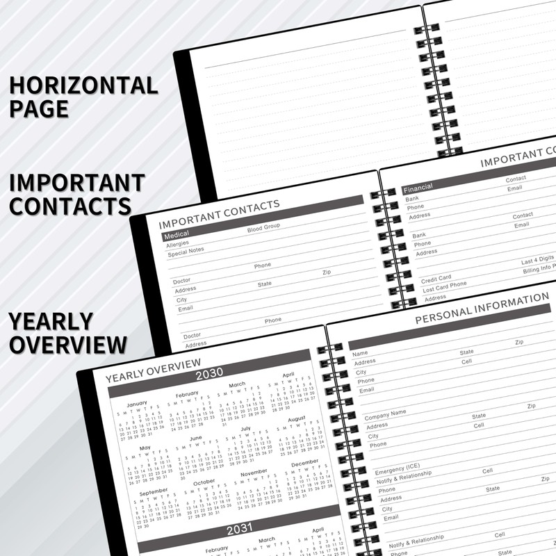2026-2030 Monthly Planner/Calendar - Jul. 2026 - Dec. 2030, Monthly