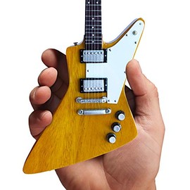 FanMerch Explorer Korina Guitar Replica - 1:4 Scale Model