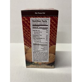 Kaui Kookie Kauai Kookie Kona Coffee Macadamia Shortbread 4.5oz Box x2