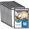 10 Pack Job Ticket Holders 8.5x11 - Work Order Plastic