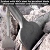 HIGOSPRO 4 Inch Wide Tile & Thinset Scaling Chisel for