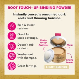 Style Edit Root Touch Up Powder, to Cover Up Dark Roots and Grays Between Salon Visits, Water Resistant, Non-Sticky, Compact And Mess-Free, Light Blonde Hair Color (Pack of 3)