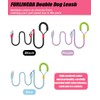FURLINGDA Hands Free Double Dog Leash for Two Dogs, No
