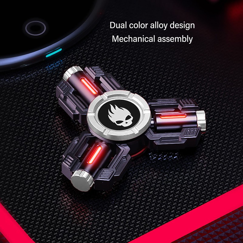Luminous Fingertip Gyroscope Reduce Pressure Rotating LED Glowing Fingertip Gyroscope