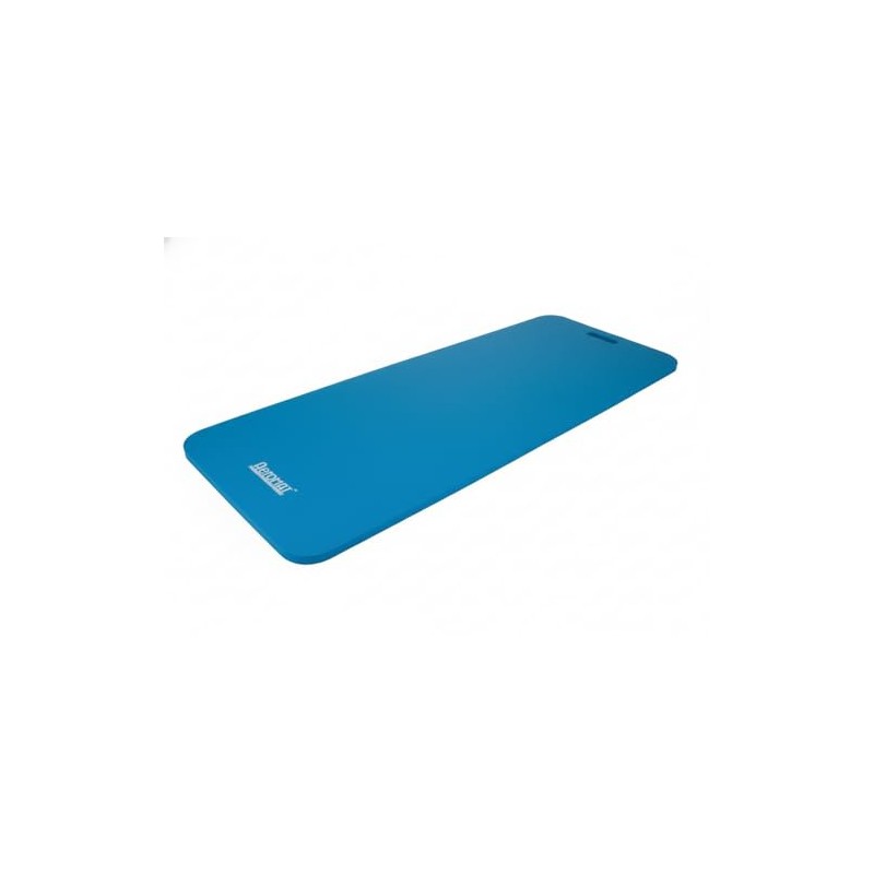 Elite Workout Mat with Handle Color: Blue, Size: 1/2" H