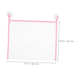 IWOWHERO Hanging Mesh Shower Organizer Bag Versatile Storage for Toiletries Crafts and Bathroom Essentials Quick Dry Design for Home Gym