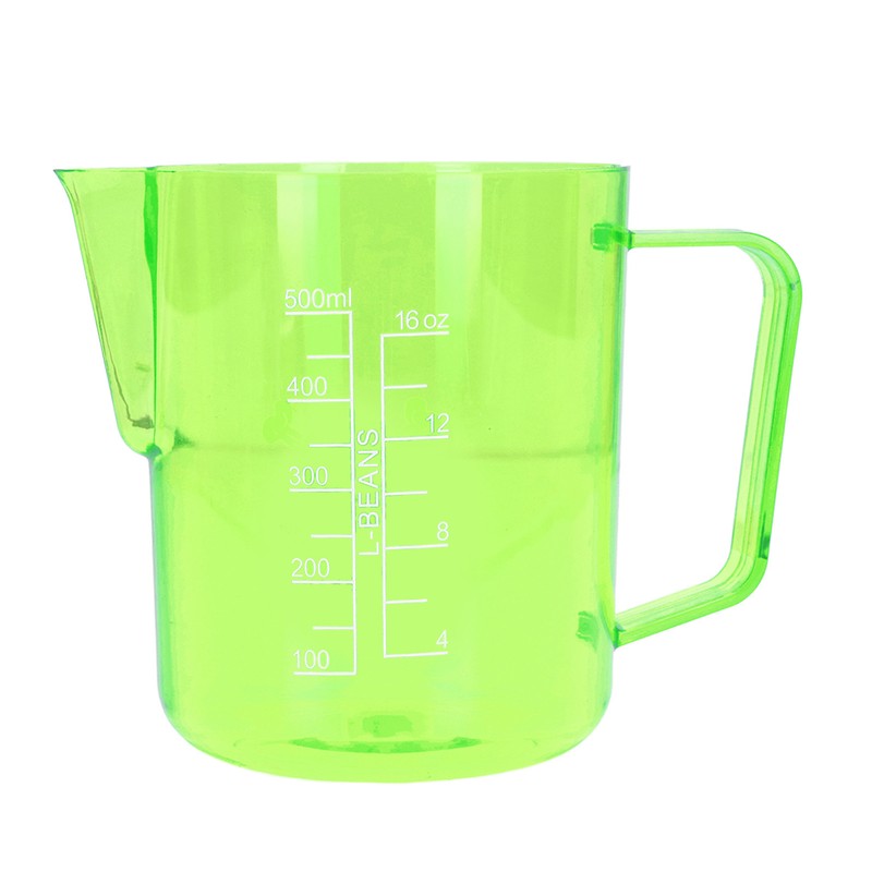 600ml Milk Frothing Pitcher Acrylic Cup Coffee Steaming Pitchers Latte