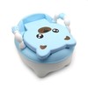 XKMT- Baby Kids Portable Bear Blue Potty Training Seat Toddler