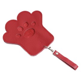 prendre PR-NIKUCD Path Case, Cat and Dog, Cute, Train, Animal, Card Case, with Strap, Commuter IC Card, red