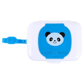 1pc Box Wet Tissue Box Mini Travel Pp Plastic Panda