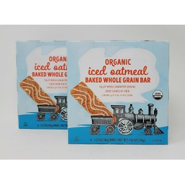 Generic Trader Joe’s Organic Iced Oatmeal Baked Whole Grain Bar 6-1.27oz Bars 7.62 oz/216g (Pack of 2)