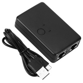 SOONHUA RJ45 1 to 2 Gigabit Network Splitter, Network Switch Box Computer Ethernet Network Splitter Adapter Free Between Intranet and Extranet Support 2 in 1 Out or 1 In