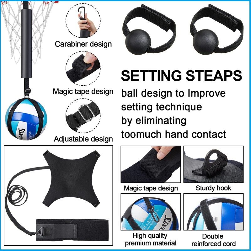 4 Pcs Volleyball Training Equipment Aid Volleyball Spike Trainer Training