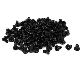 TOP-VIGOR 100Pcs Cross Pan Head Machine Screws, #6-32 Multi-Purpose Hard Drive Video Card PCI Bezel Screw for Desktop Computer, Machinery, Furniture, Car, Motorcycle Repair, Electronic Products