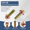 03413B Exhaust Manifold Bolts Hardware Kit for LS1 Head Bolts