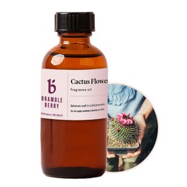 Bramble Berry Cactus Flower Fragrance Oil (2 Fl oz) | Great for Making DIY Soap, Candles, Lotion, Bath Bombs, Skin & Body Care | Vegan, Phthalate & Paraben Free