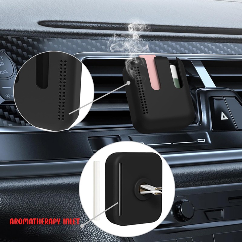 2-in-1 Lip Balm Holder for Car,Aromatherapy Diffuser chapstick holder for